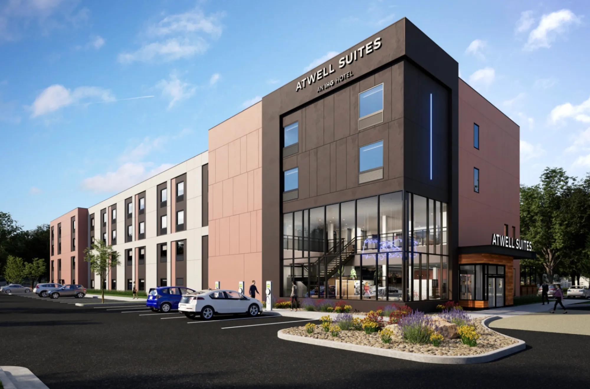 Rendering of the Atwell Suites, Holland, MI